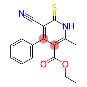 ethyl 5-cyano-2-methyl-4-phenyl-6-thioxo-1,6-dihydro-3-pyridinecarboxylate