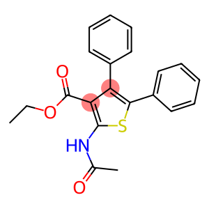 ethyl 2-(acetylamino)-4,5-diphenyl-3-thiophenecarboxylate