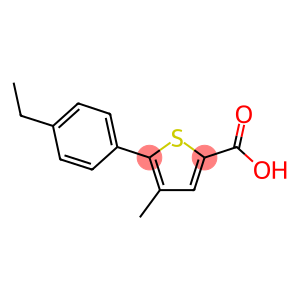 5-(4-ETHYLPHENYL)-4-METHYL-2-THIOPHENECARBOXYLIC ACID