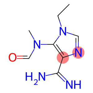 1-Ethyl-5-[formyl(methyl)amino]-1H-imidazole-4-carboxamidine