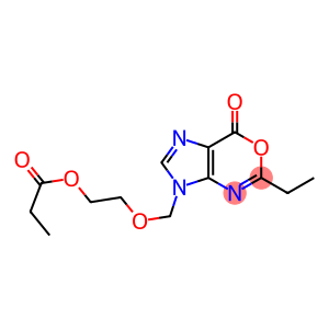 5-Ethyl-3-(2-propionyloxyethoxymethyl)imidazo[4,5-d][1,3]oxazin-7(3H)-one