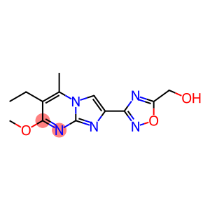 6-Ethyl-7-methoxy-5-methyl-2-(5-hydroxymethyl-1,2,4-oxadiazol-3-yl)imidazo[1,2-a]pyrimidine