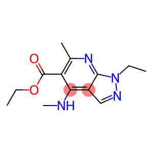 1-Ethyl-4-(methylamino)-6-methyl-1H-pyrazolo[3,4-b]pyridine-5-carboxylic acid ethyl ester