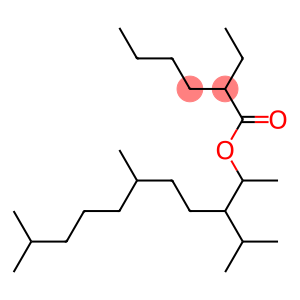 2-Ethylhexanoic acid 2-isopropyl-1,5,9-trimethyldecyl ester