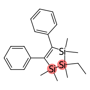 2-Ethyl-1,1,2,3,3-pentamethyl-4,5-diphenyl-1,2,3-trisilacyclopenta-4-ene