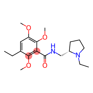 3-Ethyl-2,5,6-trimethoxy-N-[[(2S)-1-ethylpyrrolidin-2-yl]methyl]benzamide