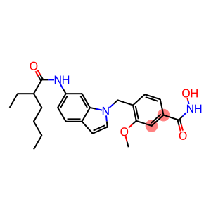 4-[6-(2-Ethylhexanoylamino)-1H-indol-1-ylmethyl]-3-methoxy-N-hydroxybenzamide