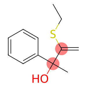 3-Ethylthio-2-phenyl-3-buten-2-ol