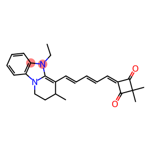 5-Ethyl-1,2,3,5-tetrahydro-3-methyl-4-[5-(3,3-dimethyl-2,4-dioxocyclobutane-1-ylidene)-1,3-pentadienyl]pyrido[1,2-a]benzimidazole