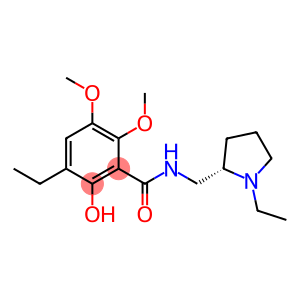 3-Ethyl-2-hydroxy-5,6-dimethoxy-N-[[(2S)-1-ethylpyrrolidin-2-yl]methyl]benzamide