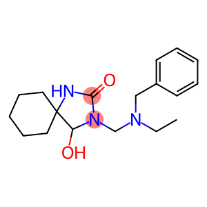 3-[[Ethyl(benzyl)amino]methyl]-4-hydroxy-2-oxo-1,3-diazaspiro[4.5]decane