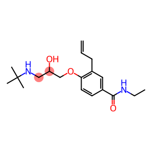 1-[4-[Ethylcarbamoyl]-2-(2-propenyl)phenoxy]-3-[tert-butylamino]-2-propanol