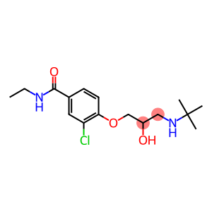 1-[4-[Ethylcarbamoyl]-2-chlorophenoxy]-3-[tert-butylamino]-2-propanol