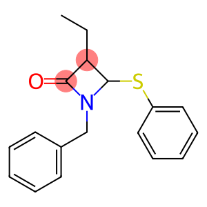 3-Ethyl-4-(phenylthio)-1-benzylazetidin-2-one