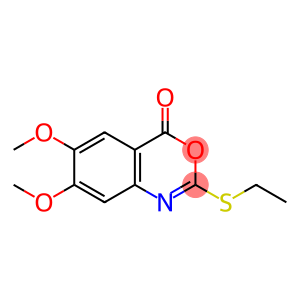 2-Ethylthio-6-methoxy-7-methoxy-4H-3,1-benzoxazin-4-one