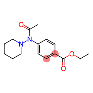 Ethyl-p-(piperidylacetylamino)benzoate