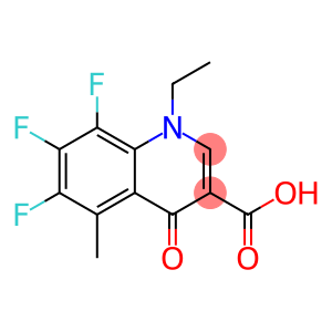 1-Ethyl-1,4-dihydro-4-oxo-5-methyl-6,7,8-trifluoroquinoline-3-carboxylic acid