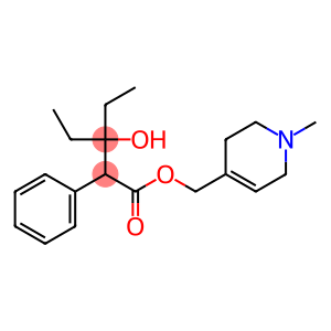 3-Ethyl-3-hydroxy-2-phenylvaleric acid (1-methyl-1,2,5,6-tetrahydropyridin-4-yl)methyl ester