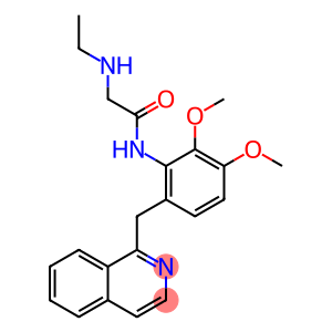 1-[2-[(Ethylaminoacetyl)amino]-3,4-dimethoxybenzyl]isoquinoline