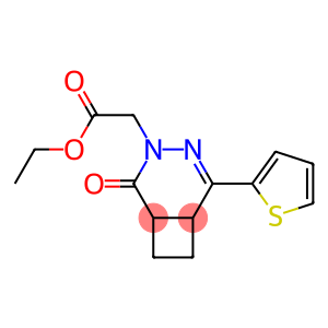 4,5-Ethylene-3-(2-thienyl)-5,6-dihydro-6-oxopyridazine-1(4H)-acetic acid ethyl ester