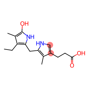 5-(3-Ethyl-5-hydroxy-4-methyl-1H-pyrrol-2-ylmethyl)-4-methyl-1H-pyrrole-3-propionic acid