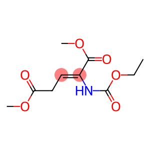 2-[[(Ethyloxy)carbonyl]amino]-2-pentenedioic acid dimethyl ester