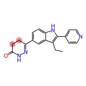 6-[3-Ethyl-2-(4-pyridinyl)-1H-indol-5-yl]-4,5-dihydropyridazin-3(2H)-one