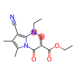 1-Ethyl-4-oxo-6-methyl-7-methyl-8-cyano-1,4-dihydropyrrolo[1,2-a]pyrimidine-3-carboxylic acid ethyl ester