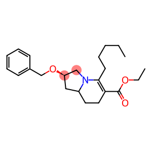 ETHYL (2R,9R)-2-BENZYLOXY-5-PENTYL-1,2,3,7,8,8A-HEXAHYDROINDOLIZINE-6-CARBOXYLATE