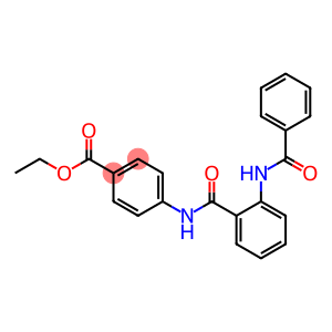 ethyl 4-{[2-(benzoylamino)benzoyl]amino}benzoate