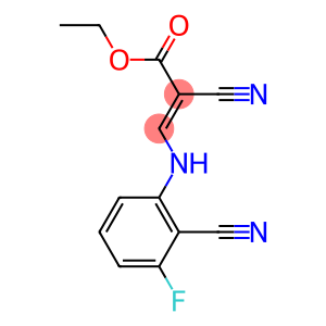 ethyl 2-cyano-3-(2-cyano-3-fluoroanilino)acrylate