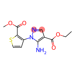 ethyl 5-amino-1-[2-(methoxycarbonyl)-3-thienyl]-1H-pyrazole-4-carboxylate