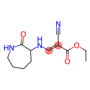 ethyl 2-cyano-3-[(2-oxoazepan-3-yl)amino]acrylate