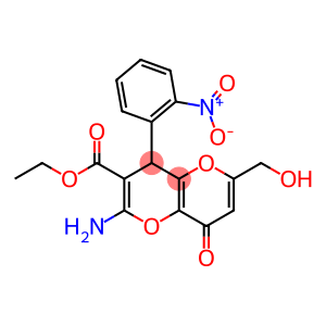 ethyl 2-amino-6-(hydroxymethyl)-4-(2-nitrophenyl)-8-oxo-4,8-dihydropyrano[3,2-b]pyran-3-carboxylate