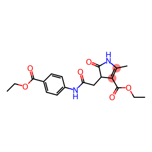 ethyl 4-{2-[4-(ethoxycarbonyl)anilino]-2-oxoethyl}-2-methyl-5-oxo-4,5-dihydro-1H-pyrrole-3-carboxylate