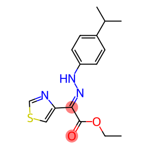 ethyl 2-[2-(4-isopropylphenyl)hydrazono]-2-(1,3-thiazol-4-yl)acetate