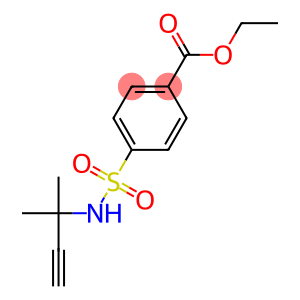 ethyl 4-{[(1,1-dimethylprop-2-ynyl)amino]sulfonyl}benzoate