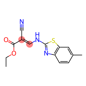 ethyl 2-cyano-3-[(6-methyl-1,3-benzothiazol-2-yl)amino]acrylate