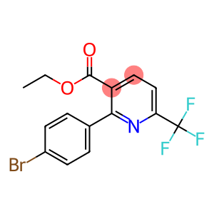 ethyl 2-(4-bromophenyl)-6-(trifluoromethyl)nicotinate