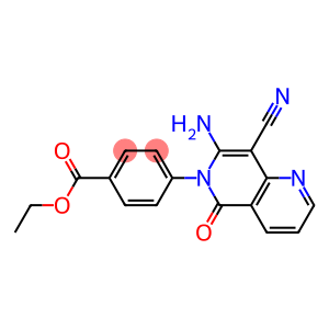 ethyl 4-[7-amino-8-cyano-5-oxo[1,6]naphthyridin-6(5H)-yl]benzenecarboxylate