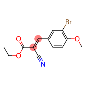 ethyl 3-(3-bromo-4-methoxyphenyl)-2-cyanoacrylate