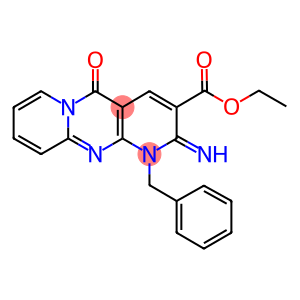 ETHYL 1-BENZYL-2-IMINO-5-OXO-1,5-DIHYDRO-2H-DIPYRIDO[1,2-A:2',3'-D]PYRIMIDINE-3-CARBOXYLATE