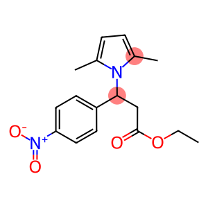 ETHYL 3-(2,5-DIMETHYL-1H-PYRROL-1-YL)-3-(4-NITROPHENYL)PROPANOATE