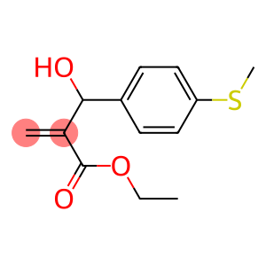 ethyl 2-{hydroxy[4-(methylsulfanyl)phenyl]methyl}prop-2-enoate