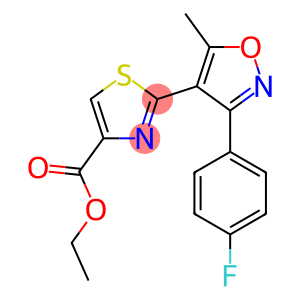 ethyl 2-(3-(4-fluorophenyl)-5-methylisoxazol- 4-yl)thiazole-4-carboxylate