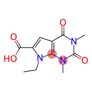 7-ethyl-1,3-dimethyl-2,4-dioxo-1H,2H,3H,4H,7H-pyrrolo[2,3-d]pyrimidine-6-carboxylic acid