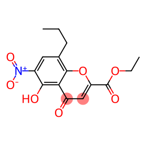 ethyl 5-hydroxy-6-nitro-4-oxo-8-propyl-4H-chromene-2-carboxylate