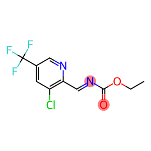 ethyl N-{(E)-[3-chloro-5-(trifluoromethyl)-2-pyridinyl]methylidene}carbamate