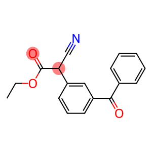 ETHYL (3-BENZOYLPHENYL)CYANOACETATE