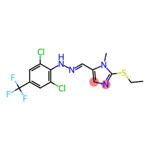 2-(ETHYLSULFANYL)-1-METHYL-1H-IMIDAZOLE-5-CARBALDEHYDE N-[2,6-DICHLORO-4-(TRIFLUOROMETHYL)PHENYL]HYDRAZONE